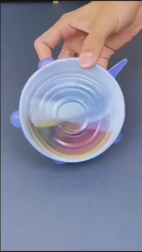 Silicon stretchable kitchen pot cover